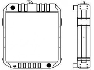 SAKURA  Automotive 1191-0511 radiatorius, variklio aušinimas