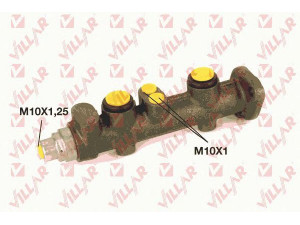 VILLAR 621.3033 pagrindinis cilindras, stabdžiai 
 Stabdžių sistema -> Pagrindinis stabdžių cilindras
791328, 793234