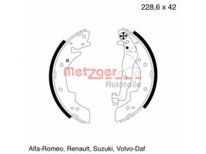 METZGER MG 300 stabdžių trinkelių komplektas 
 Techninės priežiūros dalys -> Papildomas remontas
423804, 424115, 424191, 6025 170 698