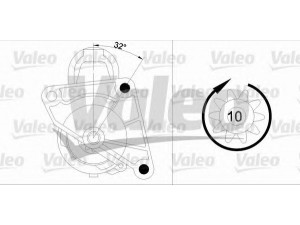 VALEO 455954 starteris 
 Elektros įranga -> Starterio sistema -> Starteris
23300-00QAG, 2330000QAG, 4404221