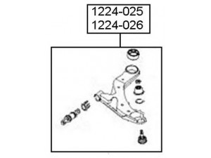 ASVA 1224-026 vikšro valdymo svirtis 
 Ašies montavimas/vairavimo mechanizmas/ratai -> Valdymo svirtis/pasukamosios svirties sujungimas -> Vairo trauklės (valdymo svirtis, išilginis balansyras, diago
54500-2F000, 54500-2F001, 54500-2F001