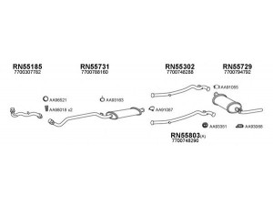 VENEPORTE 550512 išmetimo sistema 
 Išmetimo sistema -> Išmetimo sistema, visa