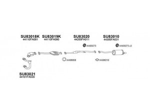VENEPORTE 830004 išmetimo sistema