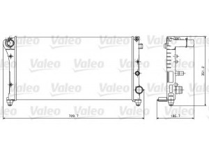 VALEO 734924 radiatorius, variklio aušinimas 
 Aušinimo sistema -> Radiatorius/alyvos aušintuvas -> Radiatorius/dalys
51759806, 51773192