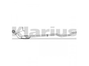 KLARIUS 321252 katalizatoriaus keitiklis 
 Išmetimo sistema -> Katalizatoriaus keitiklis
1705G1, 1705G2, 1705H2, 1705K2
