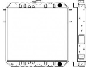 SAKURA  Automotive 1111-0303 radiatorius, variklio aušinimas