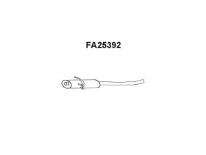 VENEPORTE FA25392 vidurinis duslintuvas 
 Išmetimo sistema -> Duslintuvas
171752, 171753, 1717C3, 9456123480