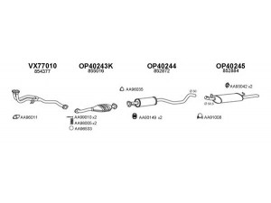 VENEPORTE 400550 išmetimo sistema 
 Išmetimo sistema -> Išmetimo sistema, visa