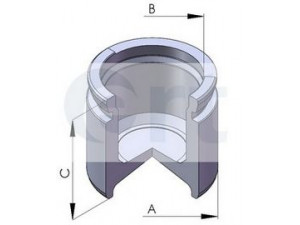 ERT 150282-C stūmoklis, stabdžių apkaba 
 Stabdžių sistema -> Stabdžių matuoklis -> Stabdžių dalys
