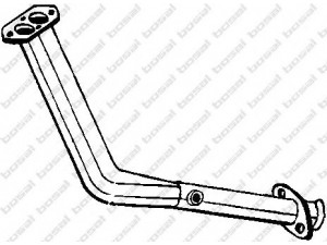 BOSAL 786-289 išleidimo kolektorius 
 Išmetimo sistema -> Išmetimo vamzdžiai
007591399