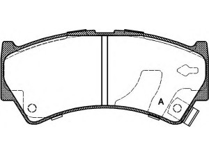 OPEN PARTS BPA0592.52 stabdžių trinkelių rinkinys, diskinis stabdys 
 Techninės priežiūros dalys -> Papildomas remontas
5581064G01, 5581064G11, 5581064G11000
