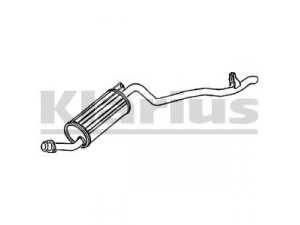 KLARIUS 260071 galinis duslintuvas 
 Išmetimo sistema -> Duslintuvas
MB376581, MB577360