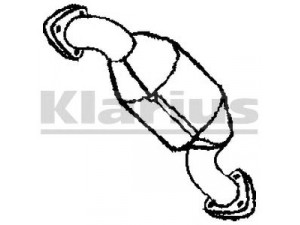 KLARIUS 322032 katalizatoriaus keitiklis 
 Išmetimo sistema -> Katalizatoriaus keitiklis
8E0254201X, 8E0254201X