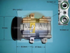 AUTO AIR GLOUCESTER 14-8146 kompresorius, oro kondicionierius 
 Oro kondicionavimas -> Kompresorius/dalys
4502836, 4681621, YC1H19D629AA