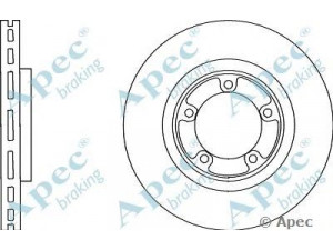 APEC braking DSK2888 stabdžių diskas 
 Stabdžių sistema -> Diskinis stabdys -> Stabdžių diskas
MR289617