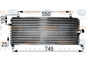 HELLA 8FC 351 038-661 kondensatorius, oro kondicionierius 
 Oro kondicionavimas -> Kondensatorius
46431787