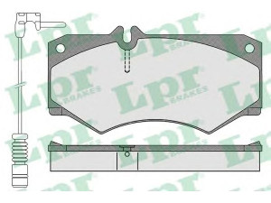LPR 05P408A stabdžių trinkelių rinkinys, diskinis stabdys 
 Techninės priežiūros dalys -> Papildomas remontas
0014201420, 0034200720, 6014208720
