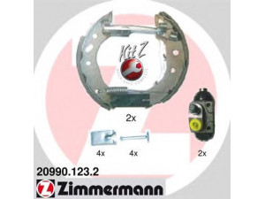 ZIMMERMANN 20990.123.2 stabdžių trinkelių komplektas 
 Techninės priežiūros dalys -> Papildomas remontas