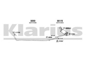 KLARIUS 790012U išmetimo sistema 
 Išmetimo sistema -> Išmetimo sistema, visa