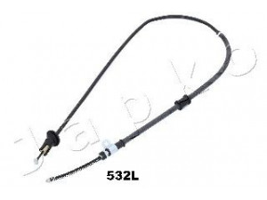 JAPKO 131532L trosas, stovėjimo stabdys 
 Stabdžių sistema -> Valdymo svirtys/trosai
MB950335