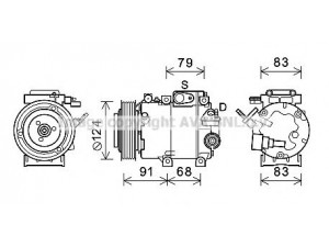 AVA QUALITY COOLING HYK383 kompresorius, oro kondicionierius 
 Oro kondicionavimas -> Kompresorius/dalys
977013L270, 977013L270