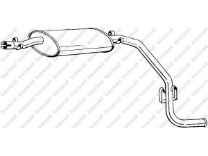 BOSAL 283-685 galinis duslintuvas 
 Išmetimo sistema -> Duslintuvas
1726.GJ, 1726.GK, 1730.H2, ZF-07.5791.39