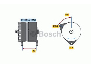 BOSCH 0 120 469 913 kintamosios srovės generatorius