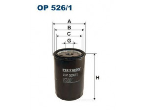 FILTRON OP526/1 alyvos filtras 
 Techninės priežiūros dalys -> Techninės priežiūros intervalai
XR817215, XR823395, XR83332, XR8E6714AB