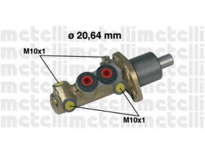 METELLI 05-0087 pagrindinis cilindras, stabdžiai 
 Stabdžių sistema -> Pagrindinis stabdžių cilindras
3981135, 43276300