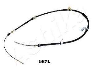 ASHIKA 131-05-587L trosas, stovėjimo stabdys 
 Stabdžių sistema -> Valdymo svirtys/trosai
MB256740