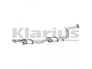 KLARIUS 270128 vidurinis duslintuvas 
 Išmetimo sistema -> Duslintuvas
BP0940300A