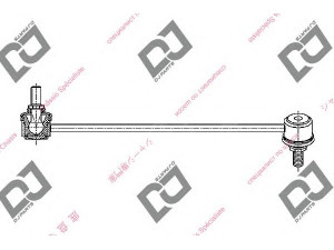 DJ PARTS DL1103 šarnyro stabilizatorius 
 Ašies montavimas/vairavimo mechanizmas/ratai -> Stabilizatorius/fiksatoriai -> Savaime išsilyginanti atrama
96403099