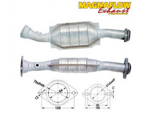 MAGNAFLOW 86014 katalizatoriaus keitiklis 
 Išmetimo sistema -> Katalizatoriaus keitiklis
173107, 173132, 173107, 173132
