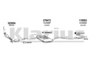 KLARIUS 960388E išmetimo sistema 
 Išmetimo sistema -> Išmetimo sistema, visa