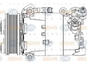 HELLA 8FK 351 334-431 kompresorius, oro kondicionierius 
 Oro kondicionavimas -> Kompresorius/dalys
1  780 093, 1 671 720, 1 697 034