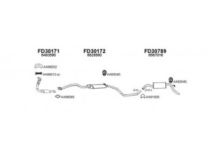 VENEPORTE 300242 išmetimo sistema 
 Išmetimo sistema -> Išmetimo sistema, visa