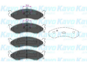 KAVO PARTS KBP-4016 stabdžių trinkelių rinkinys, diskinis stabdys 
 Techninės priežiūros dalys -> Papildomas remontas
4778058AB, 83054371, 0K5533323Z