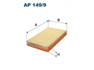 FILTRON AP149/9 oro filtras 
 Techninės priežiūros dalys -> Techninės priežiūros intervalai
030129620F, 030129620F