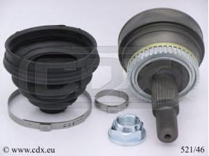 CDX 521/46 jungčių komplektas, kardaninis velenas 
 Ratų pavara -> Sujungimai/komplektas