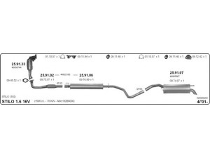 IMASAF 524000263 išmetimo sistema 
 Išmetimo sistema -> Išmetimo sistema, visa