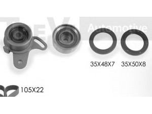 TREVI AUTOMOTIVE KD1335S paskirstymo diržo komplektas 
 Techninės priežiūros dalys -> Papildomas remontas