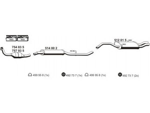 ERNST 080302 išmetimo sistema 
 Išmetimo sistema -> Išmetimo sistema, visa