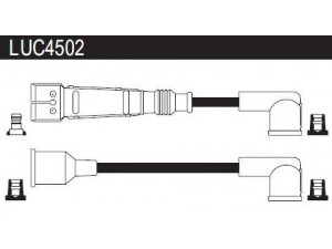 LUCAS ELECTRICAL LUC4502 uždegimo laido komplektas 
 Kibirkšties / kaitinamasis uždegimas -> Uždegimo laidai/jungtys