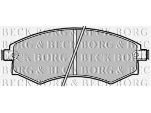 BORG & BECK BBP1658 stabdžių trinkelių rinkinys, diskinis stabdys 
 Techninės priežiūros dalys -> Papildomas remontas
5810117A00, 5810129A00, 5810129A20