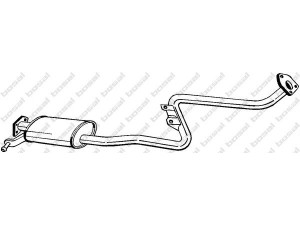 BOSAL 282-259 vidurinis duslintuvas 
 Išmetimo sistema -> Duslintuvas
MB 548466
