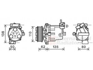 VAN WEZEL 1300K343 kompresorius, oro kondicionierius 
 Oro kondicionavimas -> Kompresorius/dalys
92600-CJ60B, 92600CJ60B, 92600CJ60C