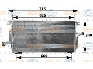 HELLA 8FC 351 037-361 kondensatorius, oro kondicionierius 
 Oro kondicionavimas -> Kondensatorius
MB-813733, MR-233950, MR116930