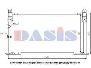 AKS DASIS 212009N kondensatorius, oro kondicionierius
55037512AA, 8846035280