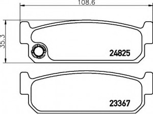 HELLA 8DB 355 015-271 stabdžių trinkelių rinkinys, diskinis stabdys 
 Techninės priežiūros dalys -> Papildomas remontas
4406060486, 4406060486
