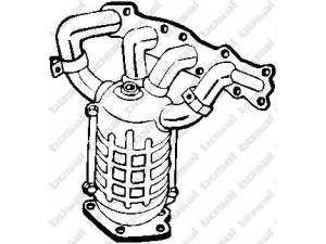 BOSAL 090-056 katalizatoriaus keitiklis 
 Išmetimo sistema -> Katalizatoriaus keitiklis
14110-69G10
